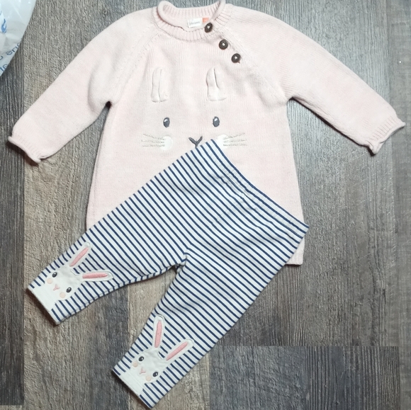 John Lewis, Set of Two Matching Set Sz 3-6 Months - Picture 2 of 11